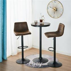 Bar Stools x2 Leather PU Breakfast Bar Chair Kitchen Stools Dining Chair