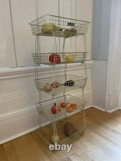 Beanstalk vintage metal storage/ racking