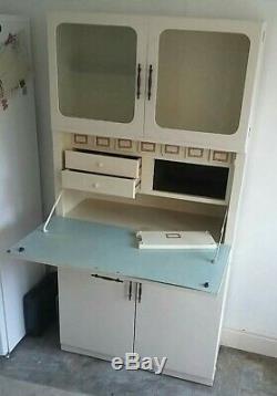 Beautiful Stylish Vintage Retro Kitchenette Cabinet Cupboard Unit Pantry Larder