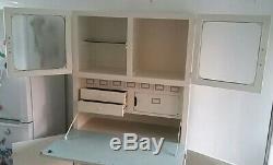 Beautiful Stylish Vintage Retro Kitchenette Cabinet Cupboard Unit Pantry Larder