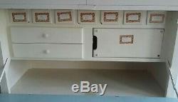 Beautiful Stylish Vintage Retro Kitchenette Cabinet Cupboard Unit Pantry Larder