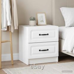 Bedside Cabinet with Drawer Engineered Wood Storage Nightstand Bedroom vidaXL