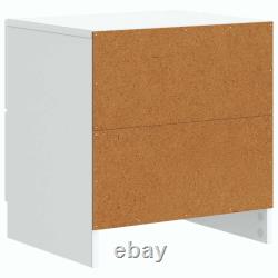 Bedside Cabinet with Drawer Engineered Wood Storage Nightstand Bedroom vidaXL Bedside Cabinet with Drawer Engineered Wood Storage Nightstand Bedroom vidaXL