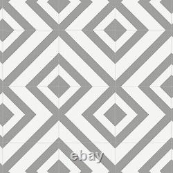 Black & White Candy Vinyl Flooring Pattern Lino 2.8mm Foam Back Kitchen Bathroom