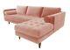 Brand New Harper Scott Vintage Pink Right Hand Corner Sofa Rrp £1799-save £££