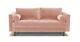 Brand New Harper Scott Vintage Pink Velvet 2 Seater Sofa Rrp £999 Save £££