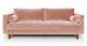 Brand New Harper Scott Vintage Pink Velvet 3 Seater Sofa Rrp £999 -save £££