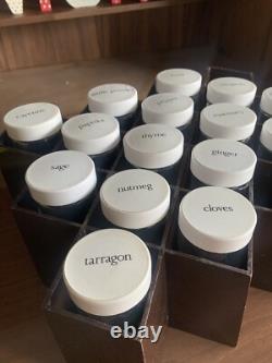 Brown Honeycomb Wall Spice Rack MCM Vintage Retro Copco Lubge-Randel