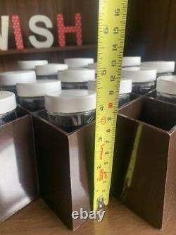 Brown Honeycomb Wall Spice Rack MCM Vintage Retro Copco Lubge-Randel