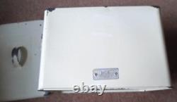 Burgon & Ball Large Compost Bin with Lid cream metal rusted vintage condition
