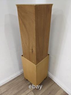 CORNER CABINET Yew Wood Glass Door Display Cupboard Glass Shelves FREE DELIVERY