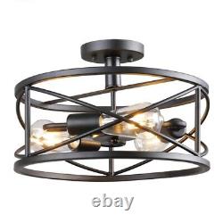 Ceiling Light Vintage Industrial Chandelier Retro For Hallway Restaurant Kitchen