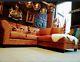 Chesterfield Leather Tan Aniline Brown Vintage 4/5 Seater Corner Sofa