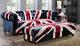 Chesterfield Union Jack Handmade Velvet Sofa 3 Seater Settee Retro Vintage