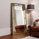 Cimiero Antique Gold Decorative Vintage Large Leaner Wall Mirror 91cm X 183cm
