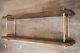 Copper Pipe & Brass Steampunk Wall Shelf Industrial Reclaimed Wood Display