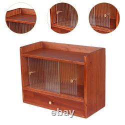 Countertop Cabinet Vintage Tabletop Organizer for Kitchen Living Room Cups
