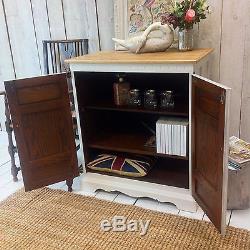 Country Oak Cupboard, Small Sideboard, Old Charm Oak Cupboard, Drinks Cabinet