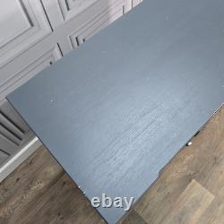 Country Style Painted Grey Wine Rack Cabinet / Sideboard Drawers & Cupboard