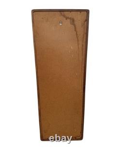DANISH VINTAGE RETRO TEAK SOLID WALL MIRROR mid Century 1960s