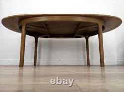DINING TABLE Nathan Teak Extendable Folding Draw Leaf MidCentury FREE DELIVERY