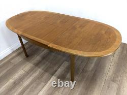 DINING TABLE Nathan Teak Extendable Folding Draw Leaf MidCentury FREE DELIVERY