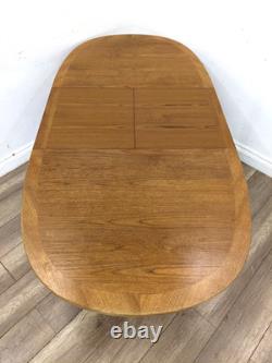 DINING TABLE Nathan Teak Extendable Folding Draw Leaf MidCentury FREE DELIVERY
