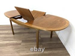 DINING TABLE Nathan Teak Extendable Folding Draw Leaf MidCentury FREE DELIVERY