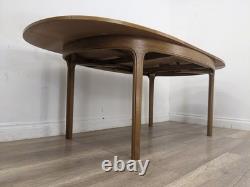 DINING TABLE Nathan Teak Extendable Folding Draw Leaf MidCentury FREE DELIVERY