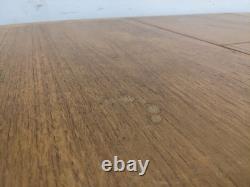 DINING TABLE Nathan Teak Extendable Folding Draw Leaf MidCentury FREE DELIVERY