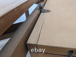 DINING TABLE Nathan Teak Extendable Folding Draw Leaf MidCentury FREE DELIVERY