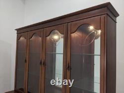 DISPLAY CABINET White & Newton Mirror Back 2 Drawer 2 Cupboard FREE DELIVERY DISPLAY CABINET White & Newton Mirror Back 2 Drawer 2 Cupboard FREE DELIVERY