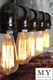 Didier Industrial Vintage Warehouse Iron Pipe Retro Light Edison Bulb Included