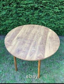 Dinette Retro Vintage Beech Formica Kitchen Table 1970s