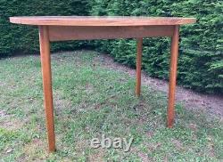 Dinette Retro Vintage Beech Formica Kitchen Table 1970s