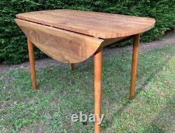 Dinette Retro Vintage Beech Formica Kitchen Table 1970s