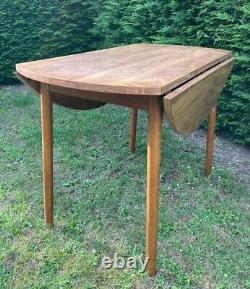 Dinette Retro Vintage Beech Formica Kitchen Table 1970s