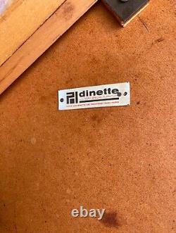 Dinette Retro Vintage Beech Formica Kitchen Table 1970s
