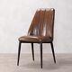 Dining Chairs Faux Leather Chair Kitchen Chair Restaurant Chair Vintage Brown