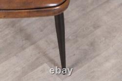 Dining Chairs Faux Leather Chair Kitchen Chair Restaurant Chair Vintage Brown