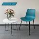 Dining Chairs Set Of 4 Retro Tulip Kitchen Chairs Metal Leg Plastic Office Chair