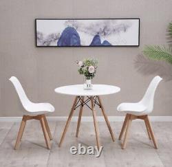 Dining Table and Chairs 2 Set Wooden legs Dining Room Chair Kitchen Home Office