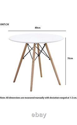 Dining Table and Chairs 2 Set Wooden legs Dining Room Chair Kitchen Home Office