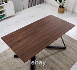 Dining Table and Chairs 4 Set Wooden legs Retro Dining Room Chair Kitchen Home