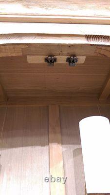 Display Cabinet Bookcase Large Ex Display Cupboard bookcase Reclaimed pine