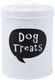 Dog Food Storage Tin 19cm Container Vintage Retro Animal Pet Treats Food Lid