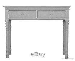 Dove GREY Belgravia style CONSOLE TABLE / Hall Table shabby/chic