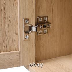 Drawer Sideboard Cabinet Cupboard Buffet LivingRoom Rattan Door StorageFurniture