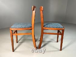 EB6312 Two Vintage Kitchen Dining Chairs Beech Bentwood Retro MCM MDIN