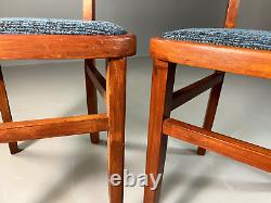 EB6312 Two Vintage Kitchen Dining Chairs Beech Bentwood Retro MCM MDIN